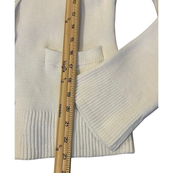 Joie White 100% Cotton Button Front Cardigan – Size S ParisianChic ClosetStaple - Picture 5 of 7